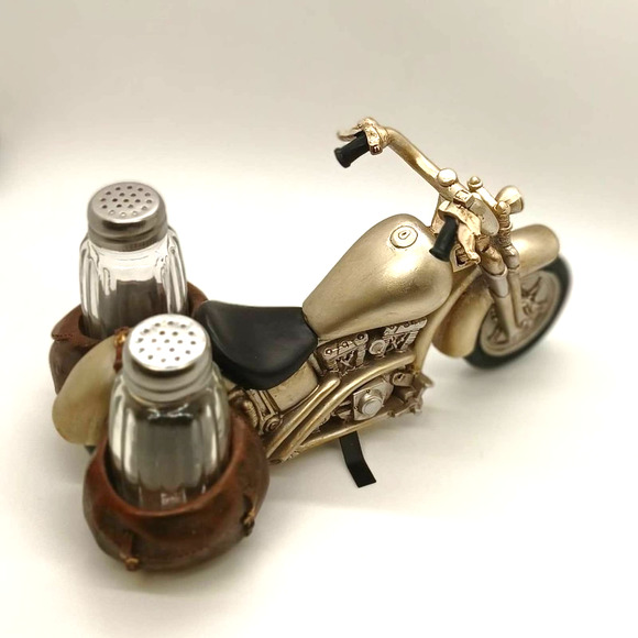 Salt & Pepper Motorcycle Holder - New in Box - Picture 2 of 13